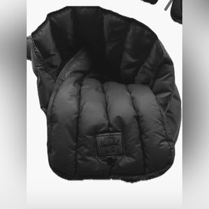 Herschel black Puffer scarf